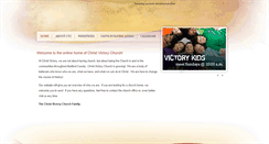 Desktop Screenshot of christvictorychurch.com